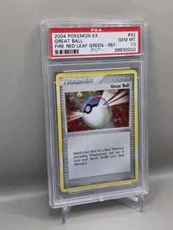 Great Ball Reverse Foil - PSA 10 - Pokemon TCG EX FireRed & LeafGreen 92/112 - Image 2