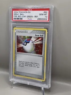 Great Ball Reverse Foil - PSA 10 - Pokemon TCG EX FireRed & LeafGreen 92/112 - Image 3