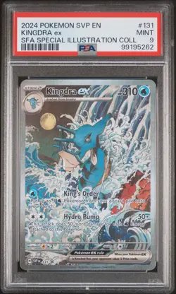 2024 POKEMON SVP SPECIAL ILLUSTRATION COLLECTION PROMO #131 KINGDRA EX PSA 9 - Image 1