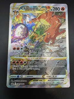 Charizard VSTAR SWSH262 - Sword & Shield Black Star Promo Full Art - Pokemon TCG - Image 3