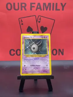 Unown W 29/105 Neo Destiny WOTC Pokemon TCG Regular Rare 1999 HP - Image 1