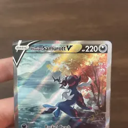 Hisuian Samurott V GG51/GG70 Crown Zenith Galarian Gallery Full Art Pokemon Holo - Image 2