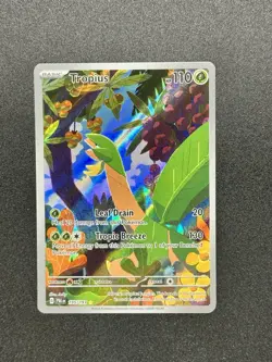 Pokemon TCG Tropius 195/193 Scarlet & Violet Paldea Evolved Illustration Rare - Image 1