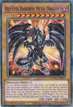 Red-Eyes Darkness Metal Dragon - HAC1-EN017 - Common - 1st Edition (Duel Termina - Image 1