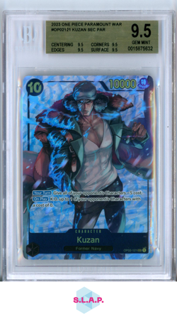 KUZAN ALT ART ONE PIECE OP02-121 2023 PARAMOUNT WAR 9.5 EN - Image 1