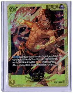 Portgas.D.Ace OP07-119 SEC Secret Rare One Piece ENGLISH - Image 1