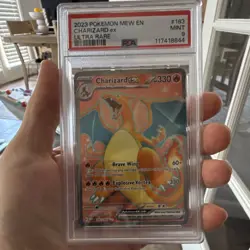 PSA 9 Charizard ex 183/165 Sv: Scarlet & Violet 151 Ultra Rare Holo 2023 - Image 1