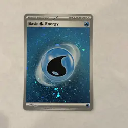 Pokemon TCG Scarlet & Violet 151 Water Basic Energy Cosmos Holo SVE 003 NM/M - Image 1