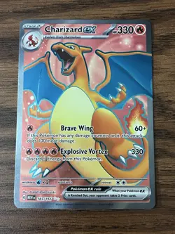 Charizard ex 183/165 Sv: Scarlet & Violet 151 Ultra Rare Full Art Holo - NM - Image 1