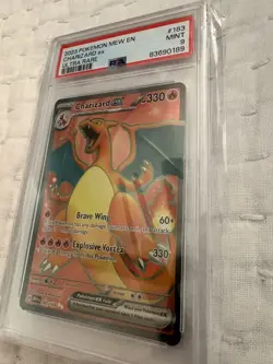 Charizard ex 183/165 Sv: Scarlet & Violet 151 Holo PSA 9! - Image 2