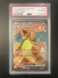 Charizard ex 183/165 Sv: Scarlet & Violet 151 Holo PSA 10 - Image 1