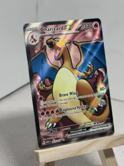 Pokemon Charizard ex 183/165 Full Art Sv: Scarlet & Violet 151 Holo - Image 3