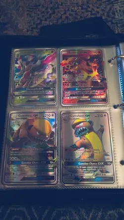 Pokemon TCG GX, Trainer, Holo Card Lot Binder Nidorino Sandshrew Lycanroc Ho-Oh - Image 4