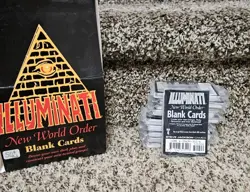 Illuminati New World Order 11x Booster 20x BLANK CARDS - Image 1