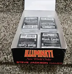Illuminati New World Order 11x Booster 20x BLANK CARDS - Image 2