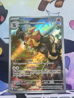 Pokemon Pyroar TCG Holo Card Illustration Rare Card 200/193 Sv02: Paldea Evolved - Image 3
