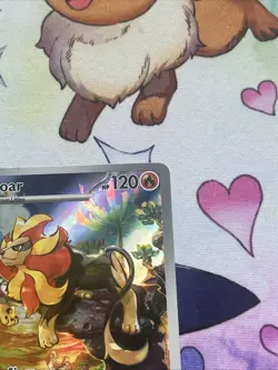 Pokemon Pyroar TCG Holo Card Illustration Rare Card 200/193 Sv02: Paldea Evolved - Image 4