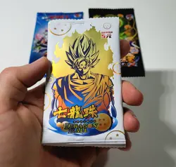 3 Premium Chrome Black, Blue, White Dragon Ball super card game Booster packs - Image 4