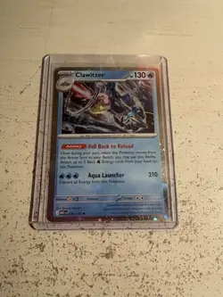 Clawitzer Cosmo Pokemon Mega Evolution Card 038/132 - Image 1
