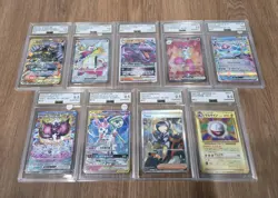 Bulk Graded Pokemon Card Slab Lot of 9- all AGS - Image 1