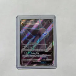 Espeon GX 140/149 2017 Sun & Moon Ultra Rare Near Mint Poorly Cut Pokemon Card - Image 3