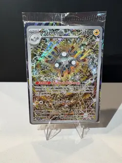 Pokemon TCG Magneton SVP 159 Surging Sparks Promo Card Sealed - Image 1