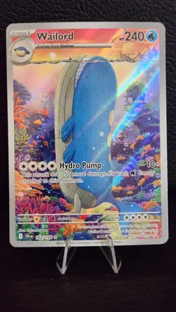 Wailord 162/159 - Illustration Rare - SV09: Journey Together - Pokemon Card - NM - Image 1