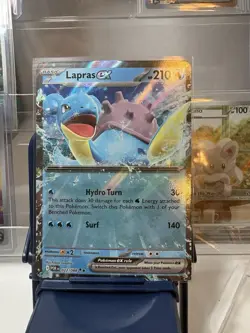 Pokemon TCG Lapras EX 027/088 210 HP Rare Holo Water Basic POR EN Card - Image 1