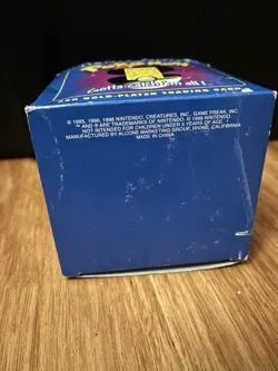 Pokemon 23k Gold Plated Jigglypuff Trading Card Sealed 1999 Blue Box Burger King - Image 5