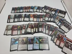 Magic The Gathering Card Lot 2016 ￼ Mixed Estate Sale Find 125 Cards+ 5 Foil - Image 1