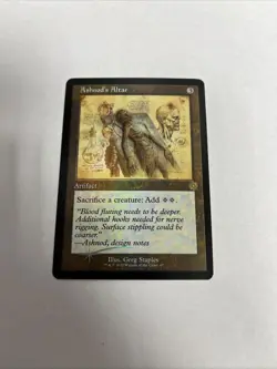 Ashnod’s Altar Schematic Foil Card #67 MTG LP - Image 1