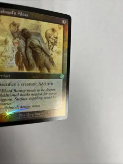 Ashnod’s Altar Schematic Foil Card #67 MTG LP - Image 2