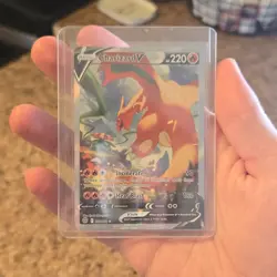 Pokemon Charizard 11/108 Evolutions Holo Rare Dragon Card 150HP Fire Spin - Image 1