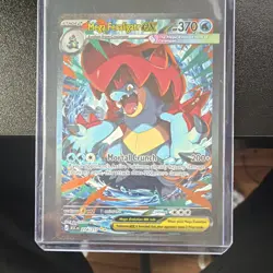 Mega Feraligatr EX 274/217 SV: Mortal Crunch 370 HP 200+ Holo Pokemon TCG Card - Image 1