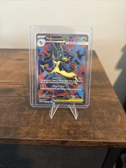 Pokemon TCG Mega Lucario EX Full Art Holo Card 160/132 Ultra Rare Mega Evolution - Image 1