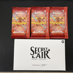 MTG Secret Lair x Alien Auroras Galaxy Foil Replacement W/ 3 Avatar Collector - Image 1