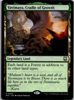 Yavimaya, Cradle of Growth R Commander: Modern Horizons 3 409 NM - Image 1
