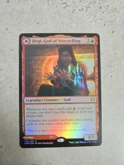 Birgi God of Storytelling Harnfel Horn of Bounty Foil Kaldheim NM ENG MTG - Image 1