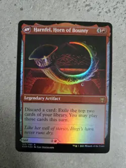 Birgi God of Storytelling Harnfel Horn of Bounty Foil Kaldheim NM ENG MTG - Image 2