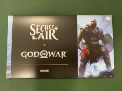 SEALED Magic The Gathering Secret Lair PlayStation God Of War Norse NonFoil - Image 1