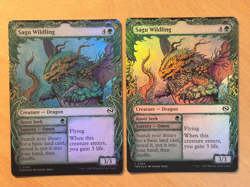 Magic the Gathering MTG 1x Sagu Wildling Showcase Foil Tarkir Dragonstorm NM - Image 1