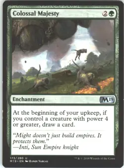 Colossal Majesty - Core Set 2019 #173 LP Magic MTG - Image 1