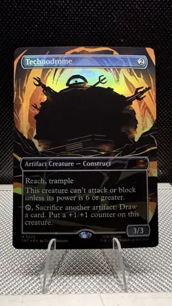 x1 Technodrome - Foil - Borderless M MTG Teenage Mutant Ninja Turtles M/NM, Engl - Image 1