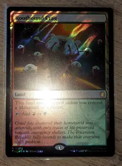 Magic: The Gathering Teenage Mutant Ninja Turtles TMNT - Rootbound Crag SURGE - Image 1