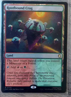 Magic: The Gathering Teenage Mutant Ninja Turtles TMNT - Rootbound Crag SURGE - Image 2