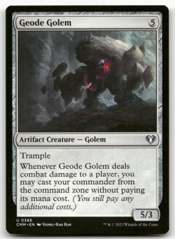 Geode Golem #386 Commander Masters CMM Magic MTG - Image 1
