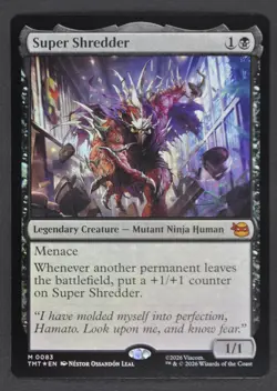 MTG Teenage Mutant Ninja Turtles (TMT) ~ Super Shredder (Foil) (M) 0083 - Image 1