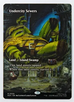 Teenage Mutant Ninja Turtles Undercity Sewers Borderless 20 MTG TMNT - Image 1