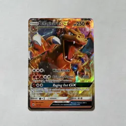 Pokemon Charizard GX 20/147 Ultra Rare Full Art Holo Sm-Burning Shadows TCG Card - Image 1