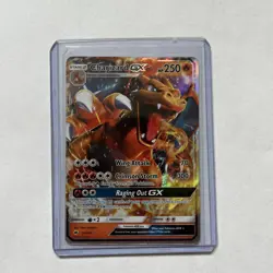 Pokemon Charizard GX 20/147 Ultra Rare Full Art Holo Sm-Burning Shadows TCG Card - Image 3